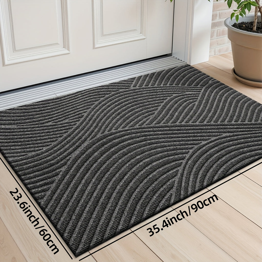Tapis Géométrique Antidérapant