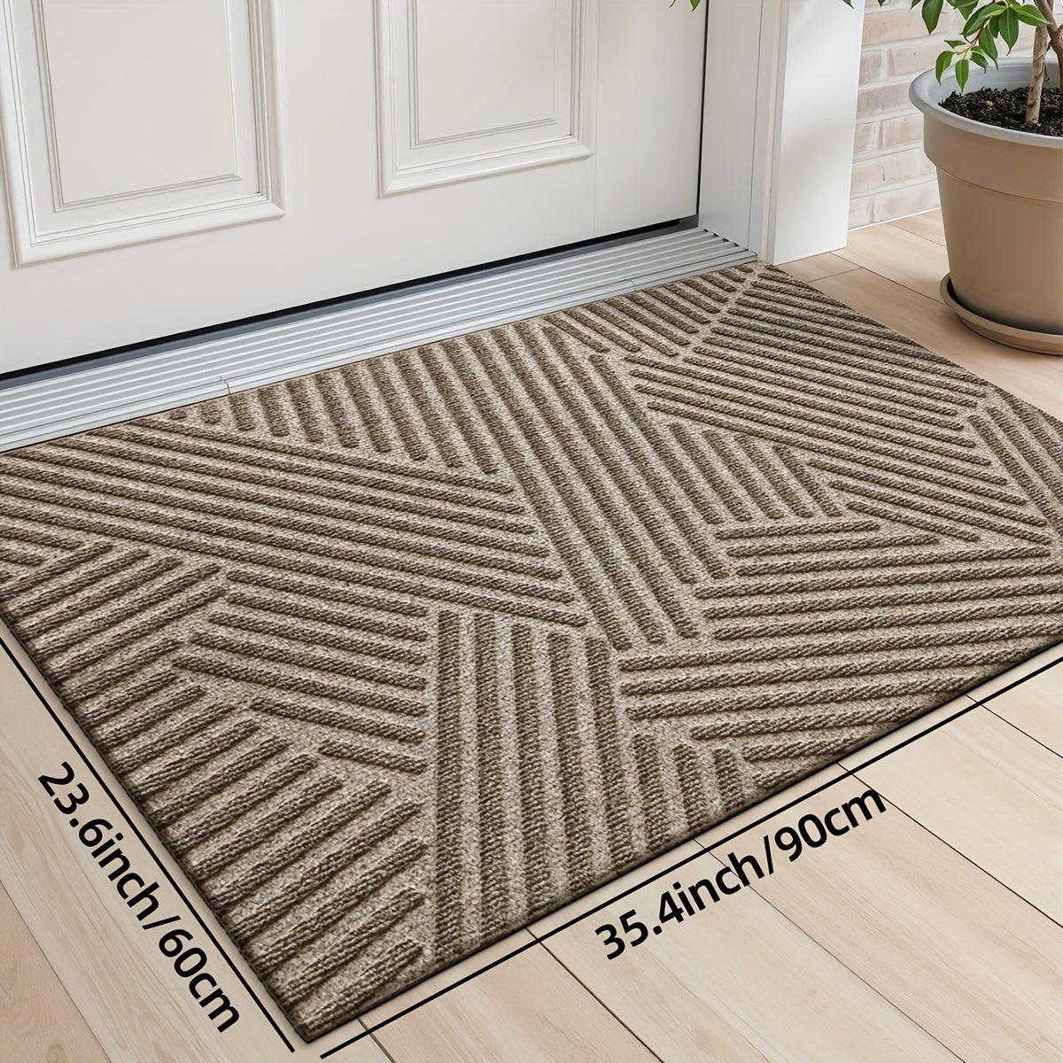 Tapis Géométrique Antidérapant