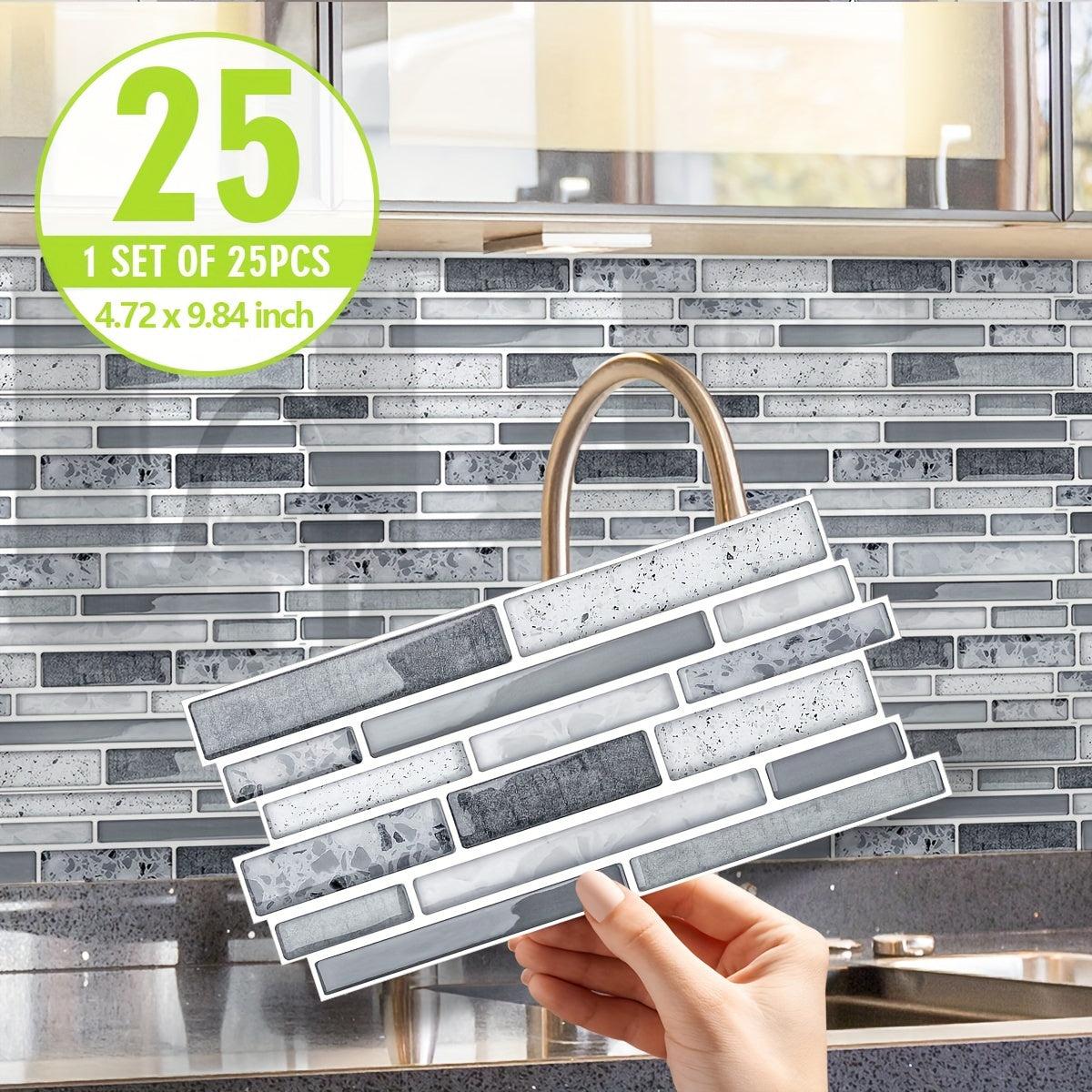 Stickers Carreaux Effet Marbre