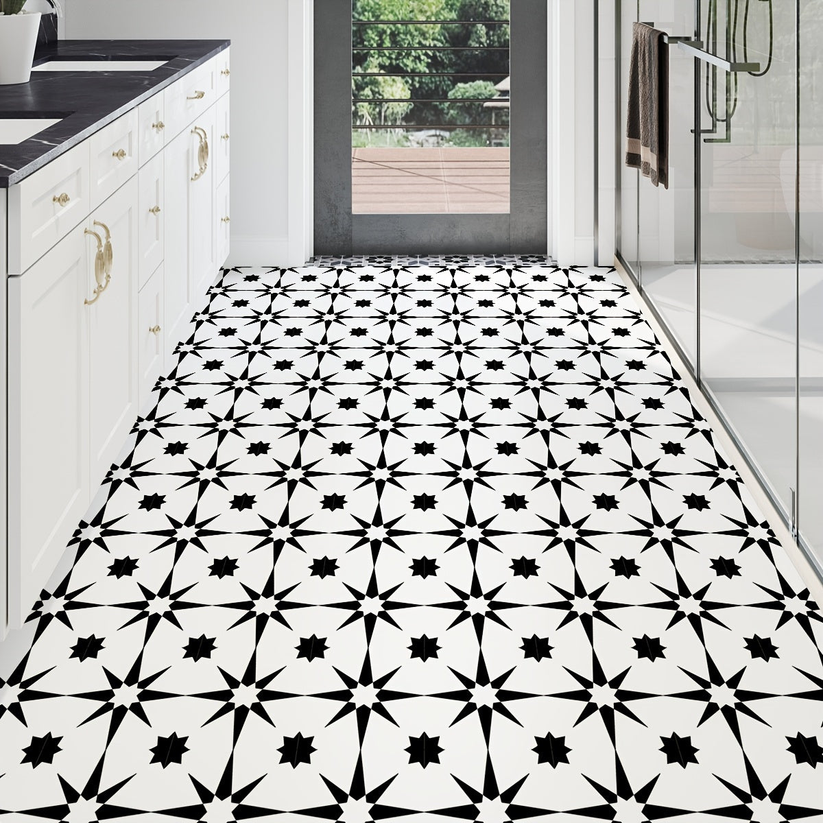Carrelage auto-adhésif style marocain