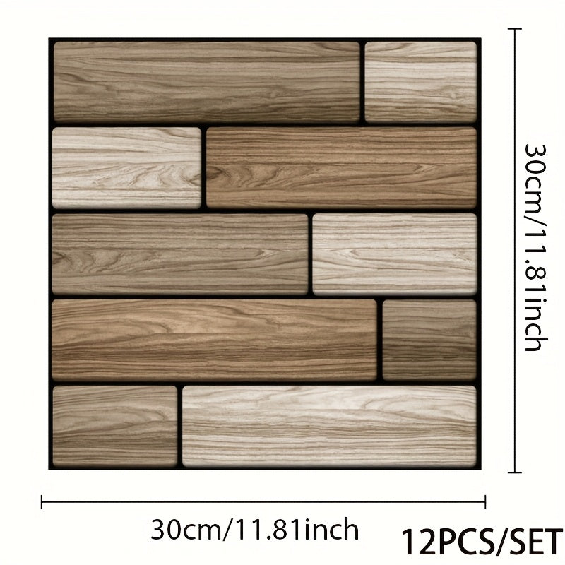 Stickers Muraux 3D Carrelage Effet Brique
