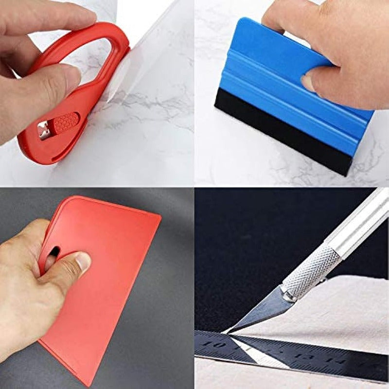 Kit Outils de Pose pour Adhésifs et Papier Peint