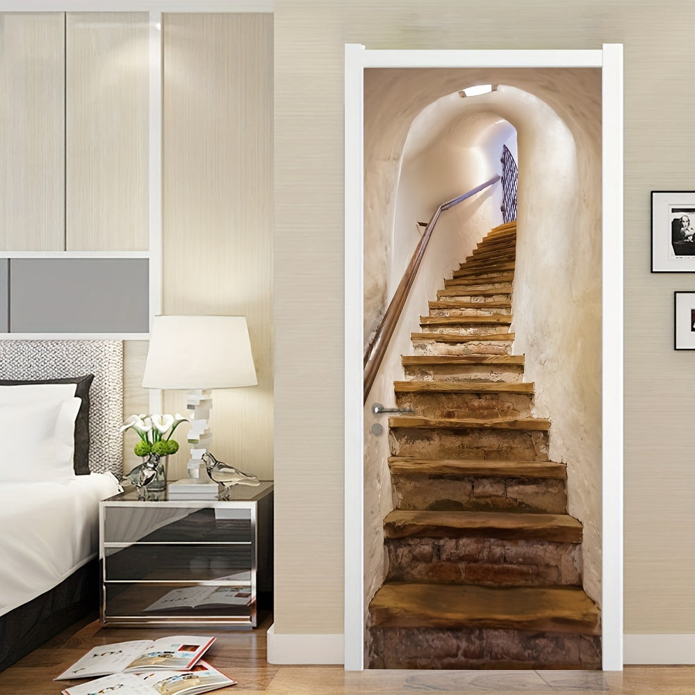 Sticker de Porte Escalier