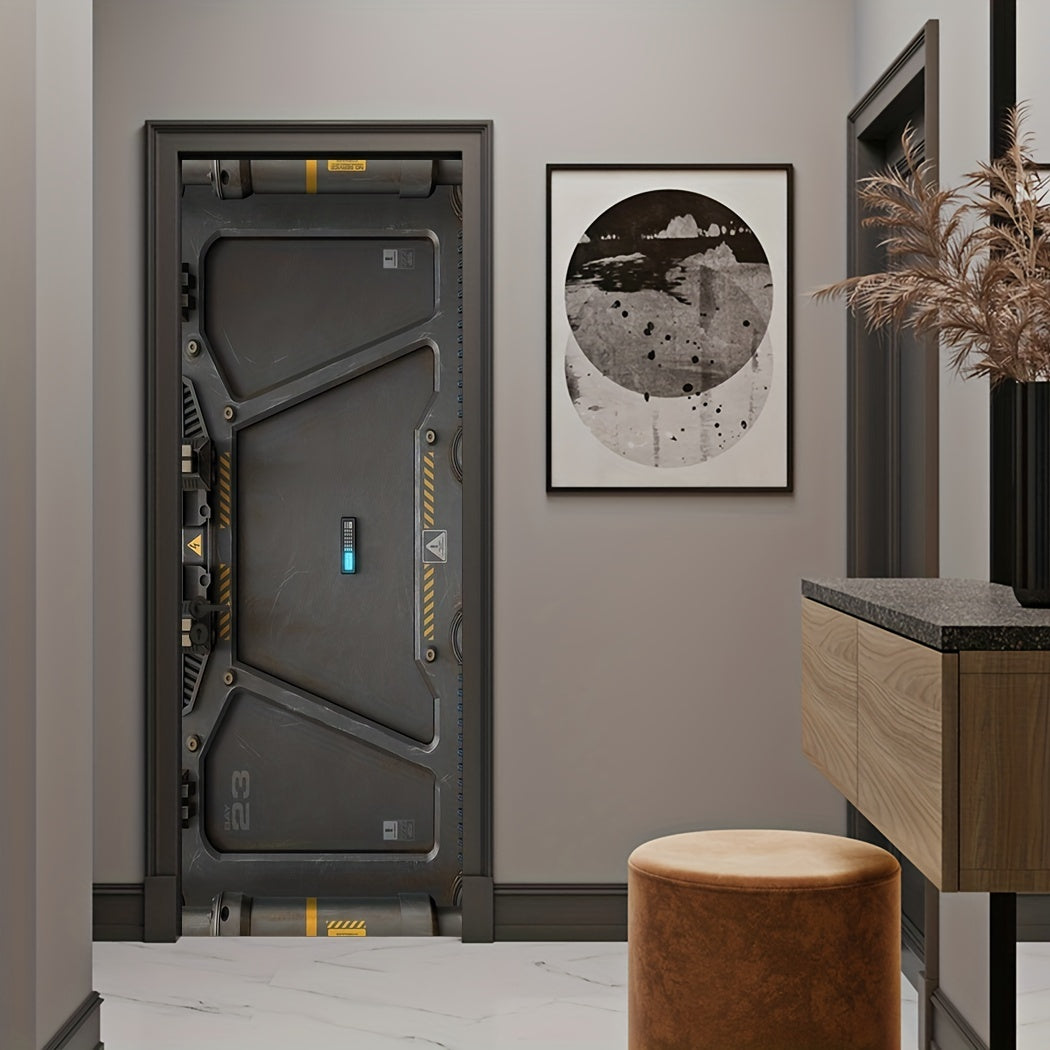 Sticker de Porte Futuriste