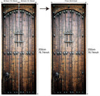 Sticker de Porte Rétro Bois