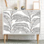 Stickers Escaliers Feuilles de Bananiers
