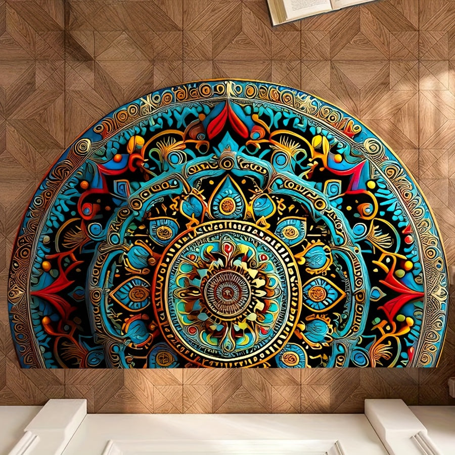 Tapis de Porte Mandala Antidérapant