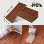 Lot de 32 dalles adhésives effet bois – 45 x 15 cm