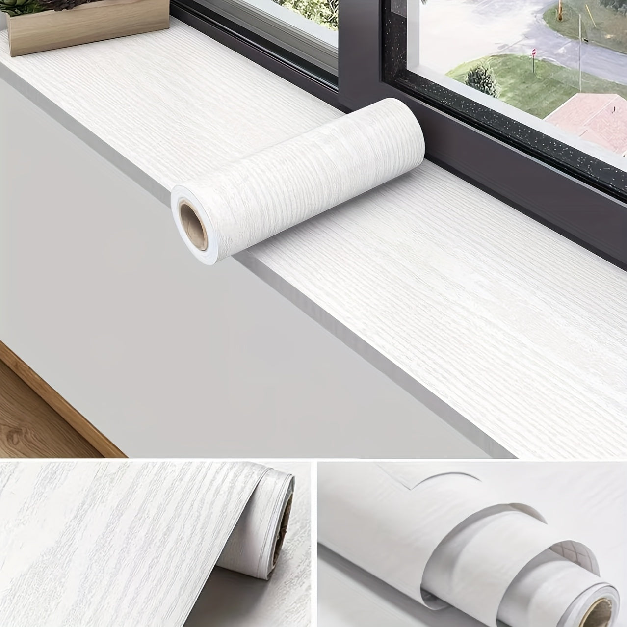 Rouleau Adhésif Effet Bois