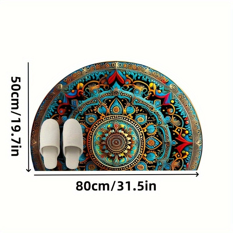 Tapis de Porte Mandala Antidérapant