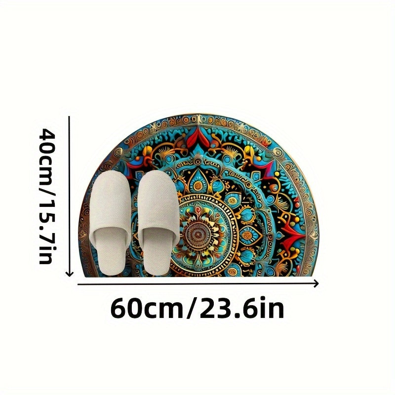 Tapis de Porte Mandala Antidérapant
